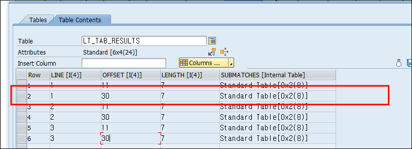 ABAP STRING FIND IN INTERNAL Tables IGNORE CASE