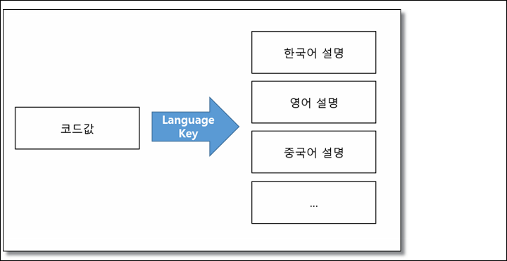 다국적 언어를 지원하는 SAP 테이블 텍스트